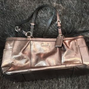 Genuine Leather Coach Handbag